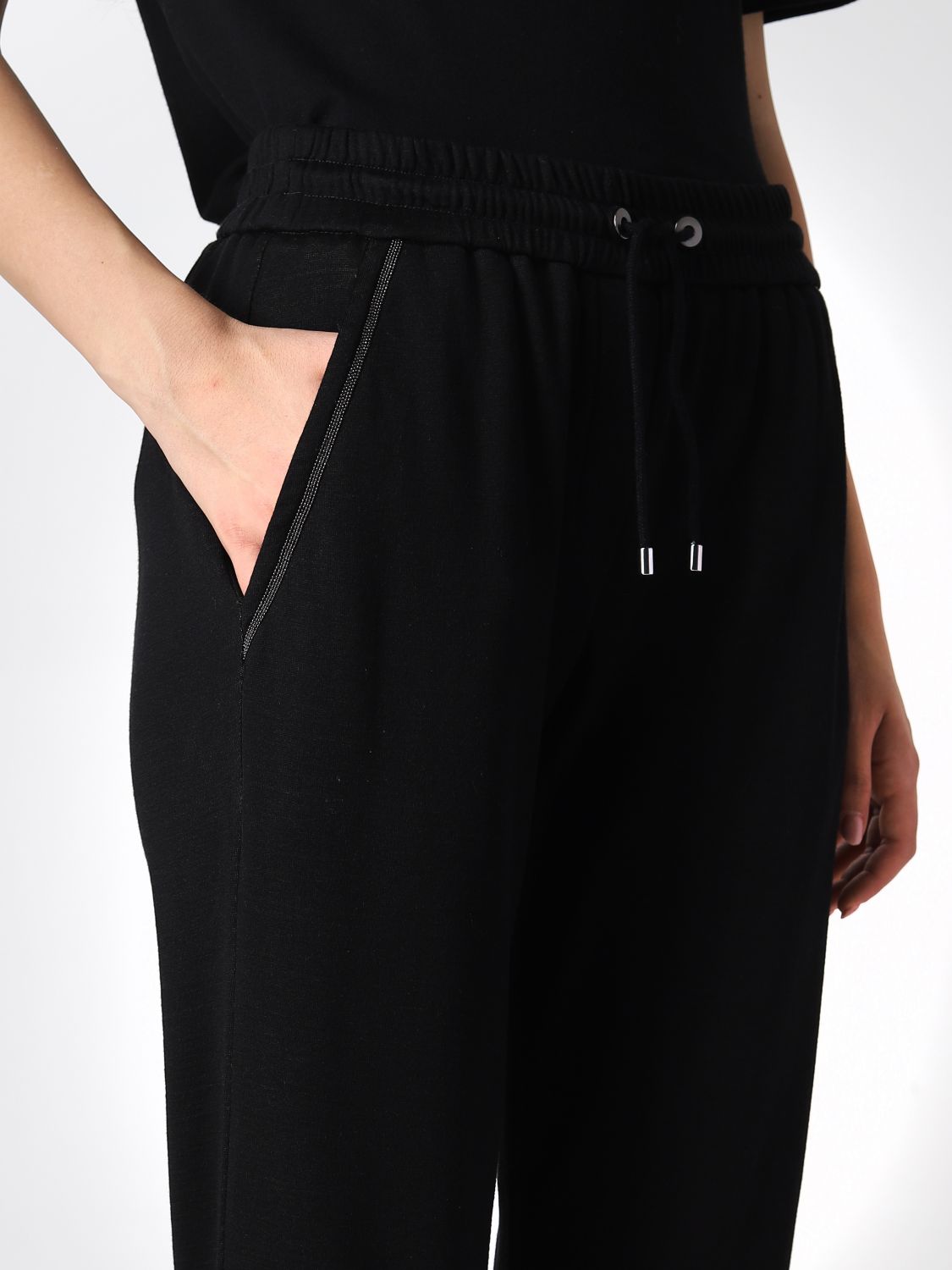Trousers Women colour Black