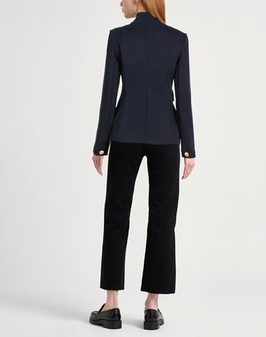 Woman Blazer Midnight blue Size 12 Viscose, Nylon, Elastane
