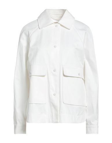 Woman Jacket Ivory Size 6 Cotton