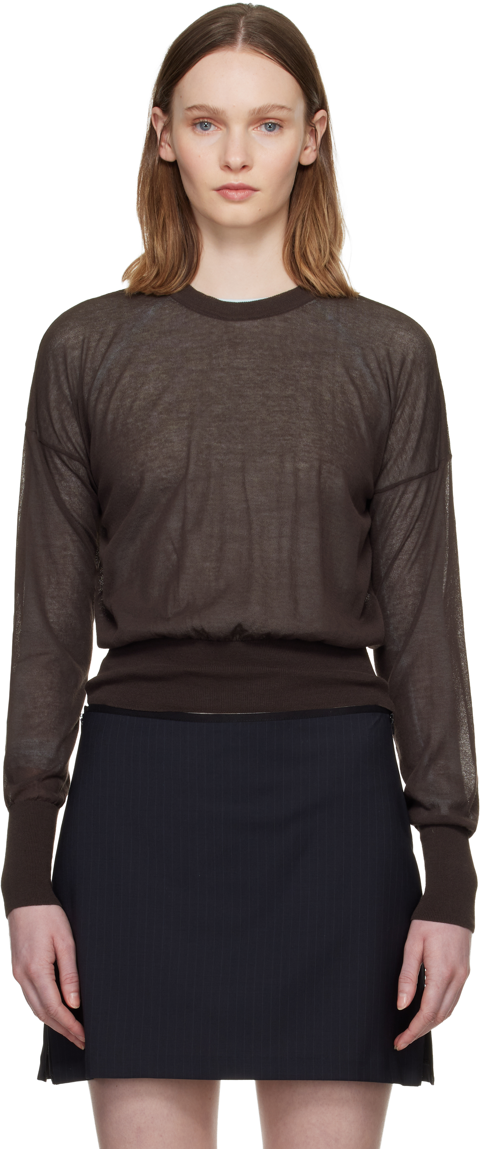 Brown Leds Sweater