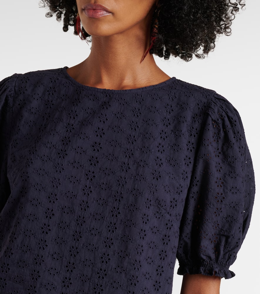 Dalyn embroidered cotton blouse