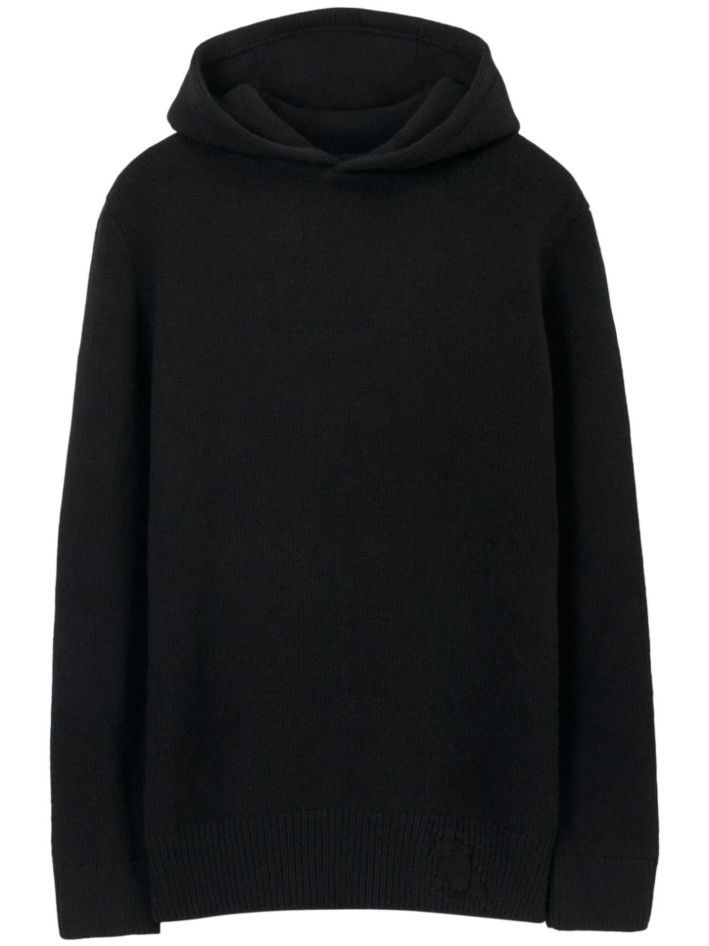 EKD wool-cashmere hoodie - Black