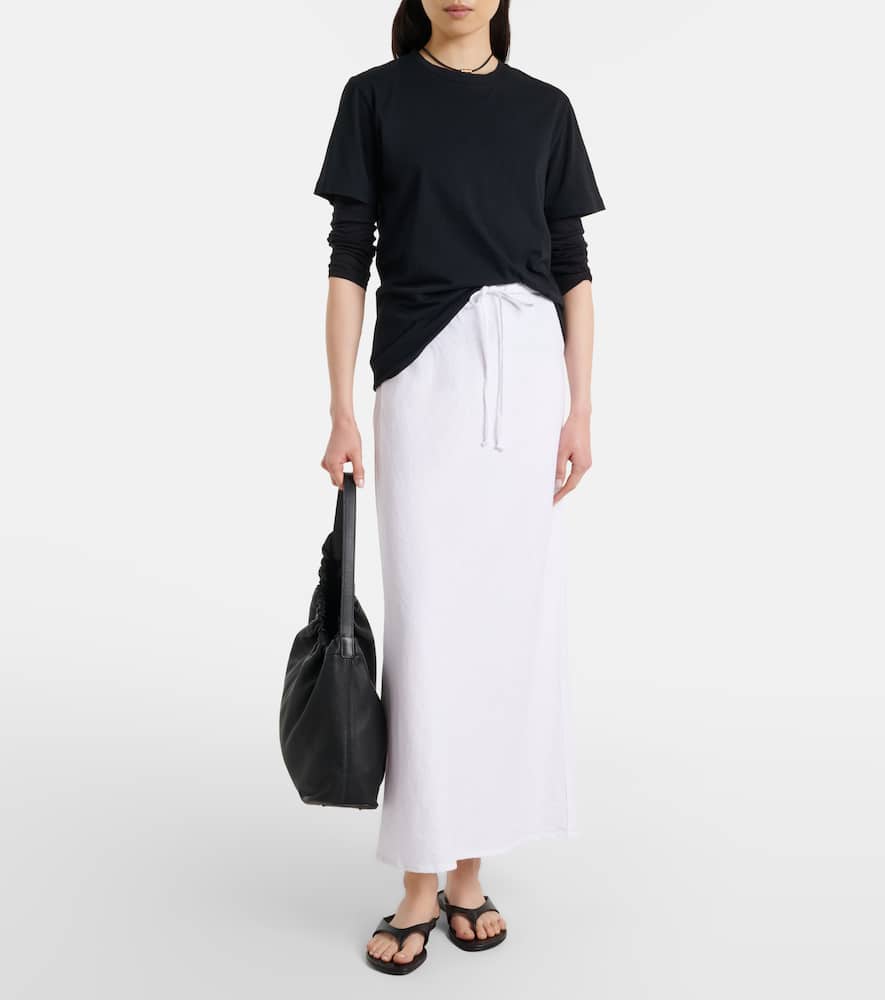 Beka linen maxi skirt