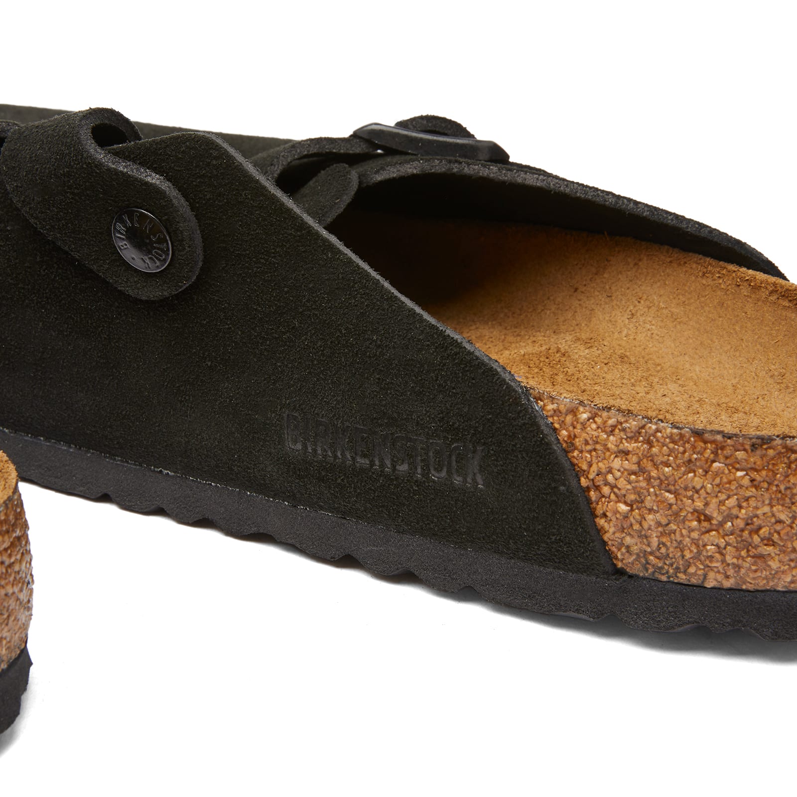 Boston SFB Clog - Black Suede, Size UK 9.5 