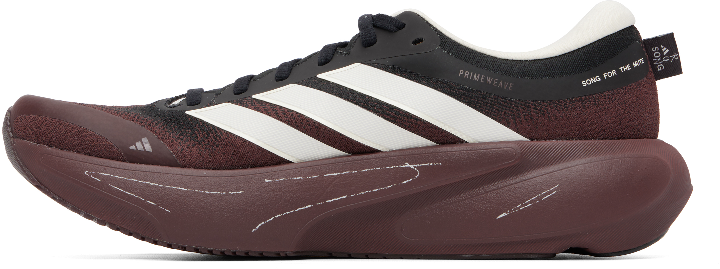 Burgundy adidas Originals Edition ADIRUN01 Supernova Rise 3 Sneakers