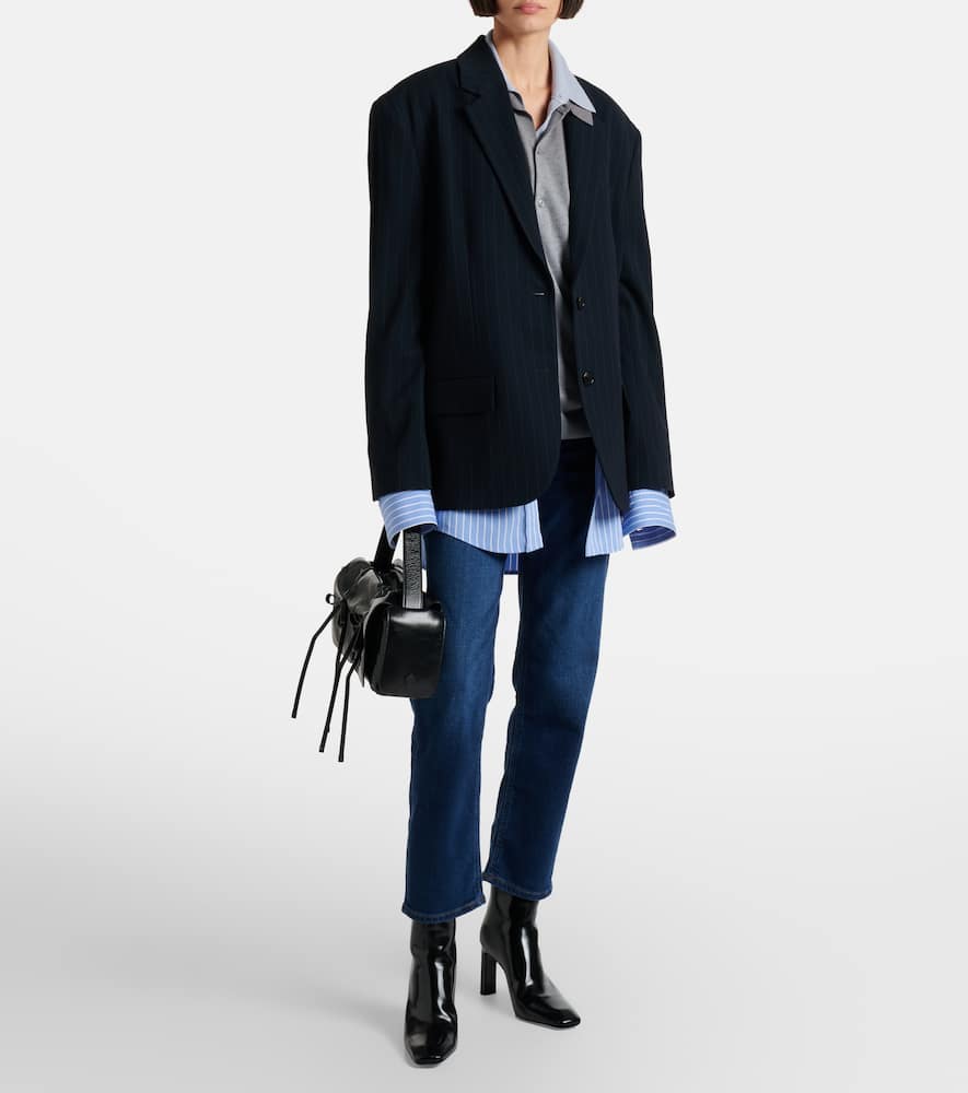 Delfina low-rise straight-leg jeans