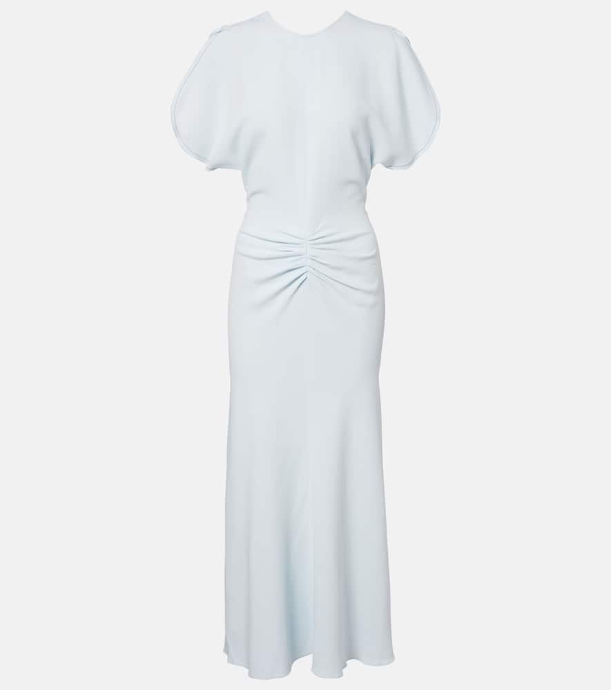 Gathered midi dress