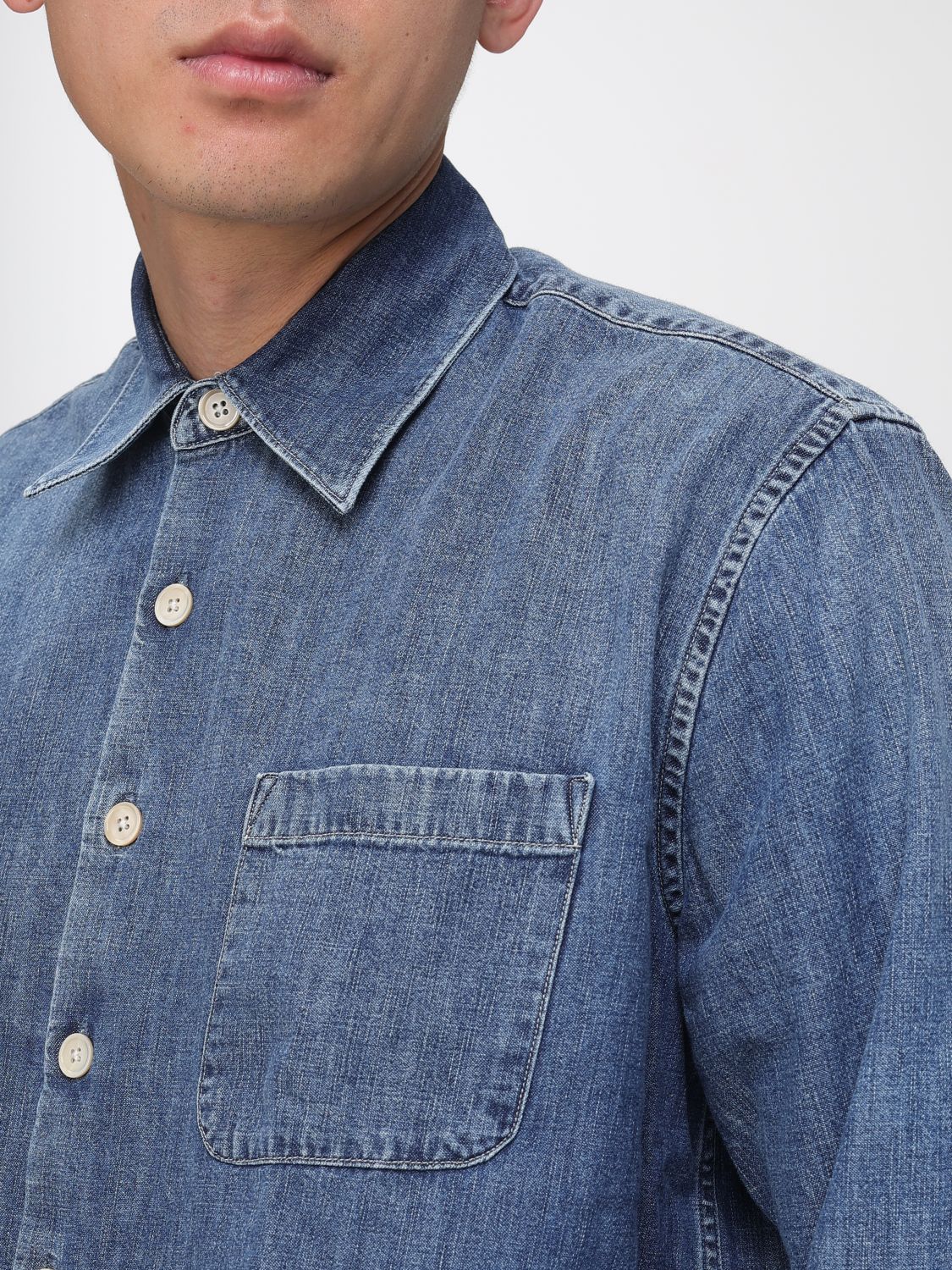 Shirt Men color Blue