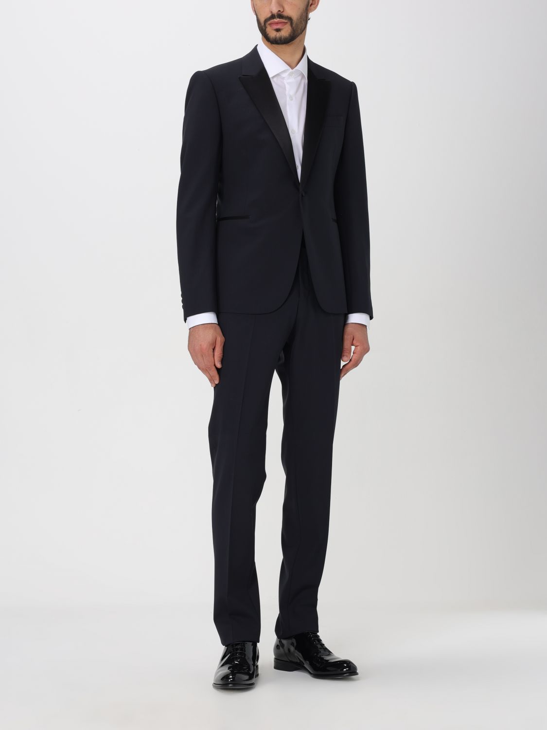 Suit Men color Navy
