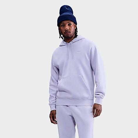 Men's Sportswear Club Washed Fleece Hoodie in Ghost/Ghost