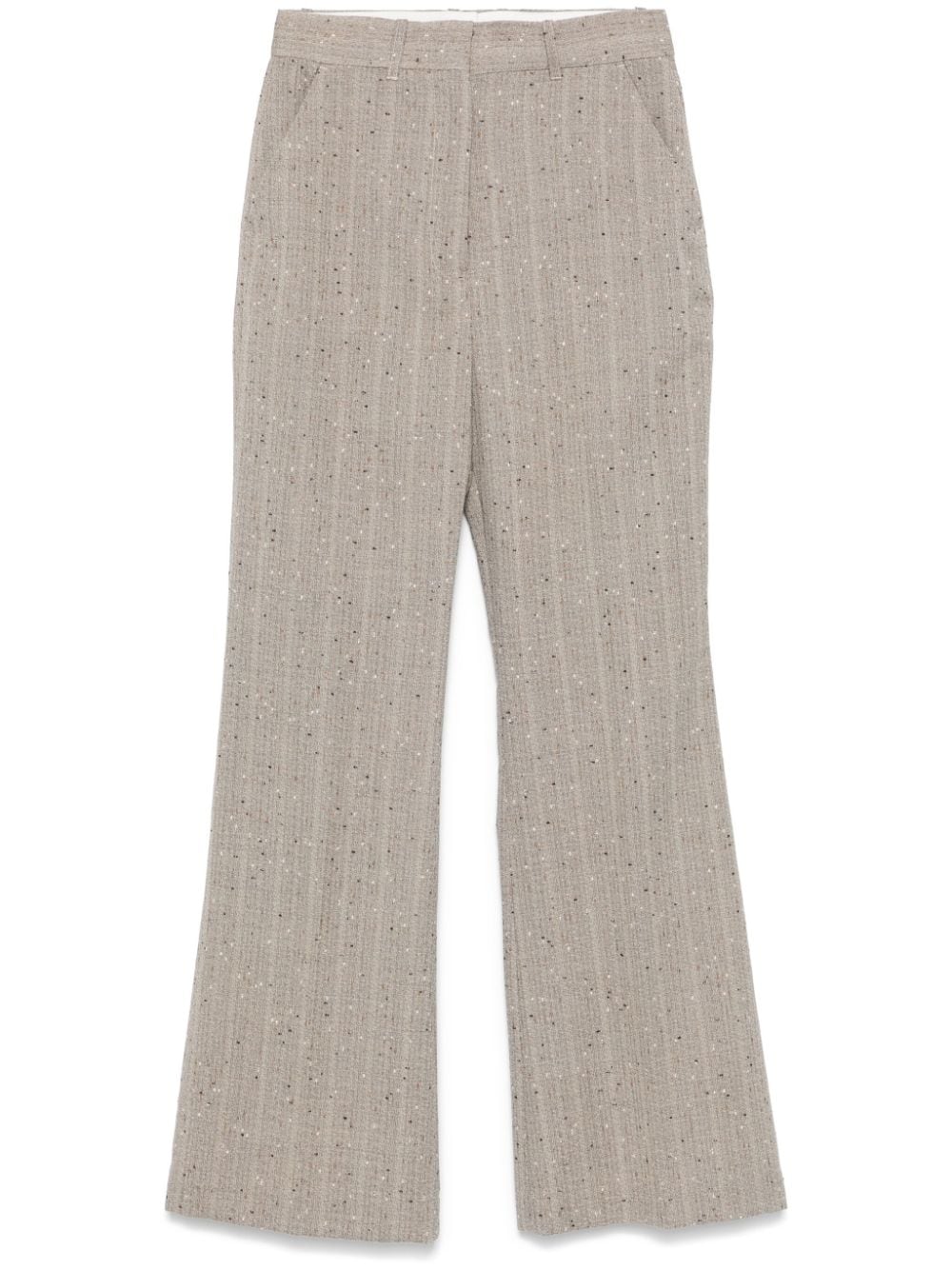 Split-ankle trousers - Neutrals