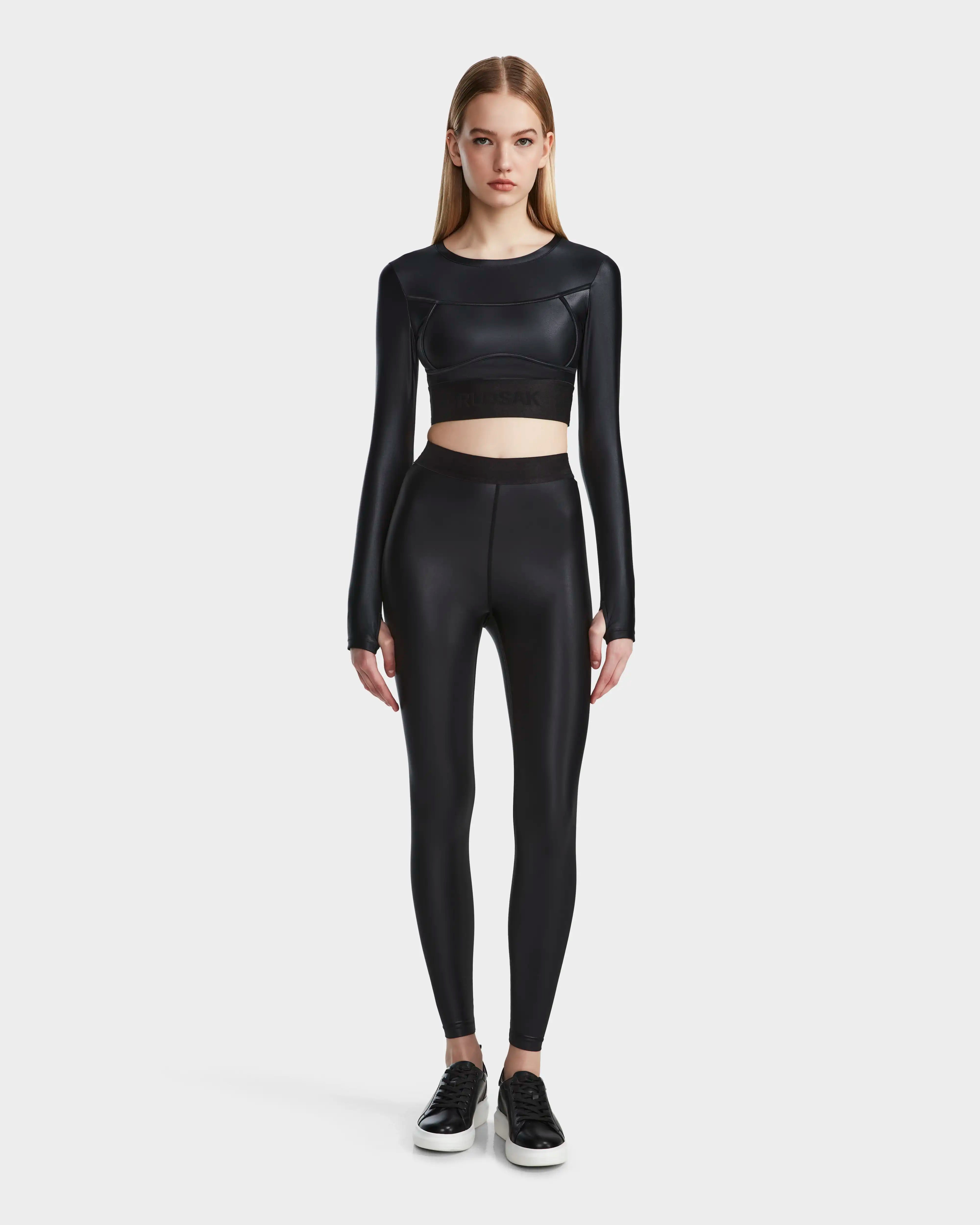 LORA WOMEN'S LUSTROUS STRETCH TOP