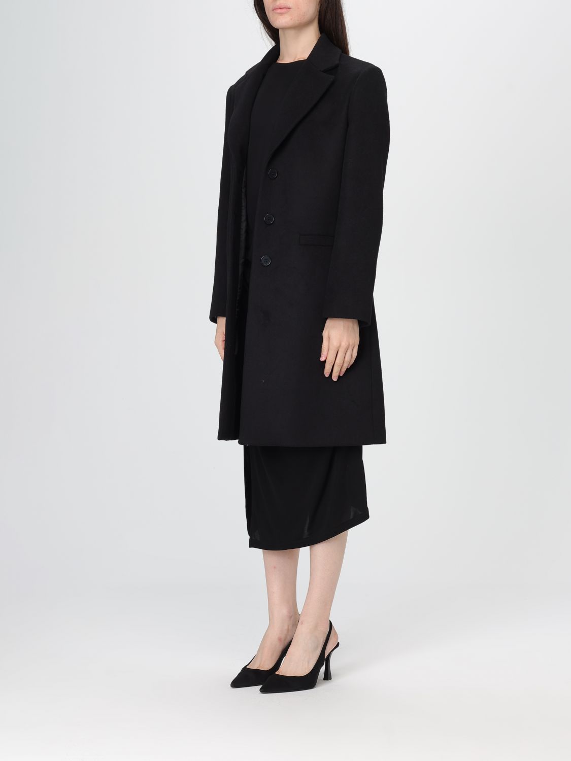 Coat Woman color Black