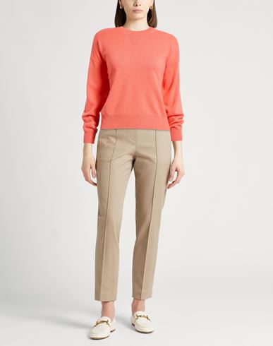 Woman Sweater Coral Size 0 Virgin Wool, Silk, Cashmere, Metallic fiber