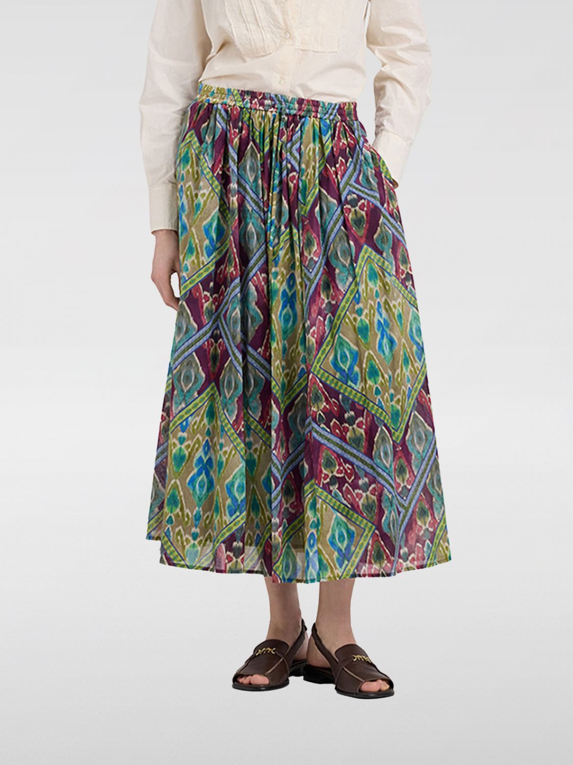 MOMONÌ Skirt Woman color Turquoise