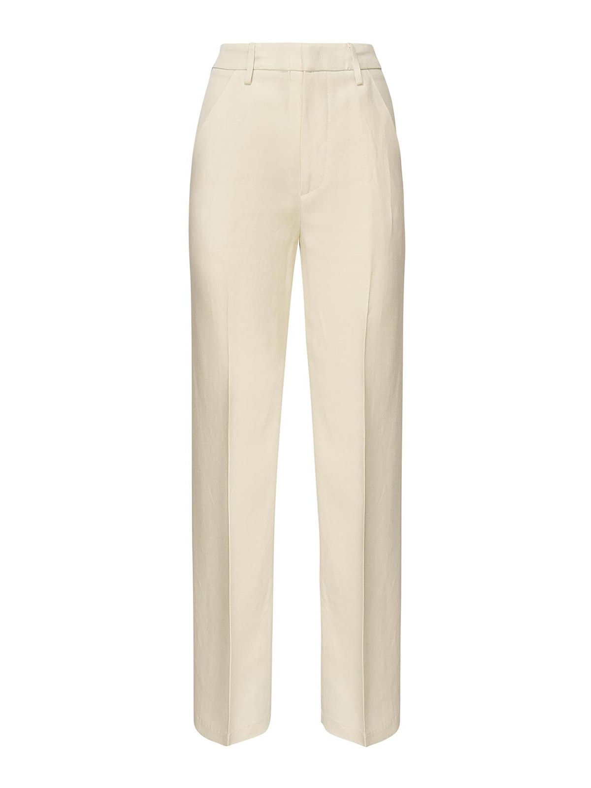Reina Trousers In Viscose And Linen Twill