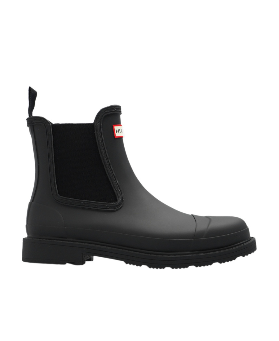 Logo short boots