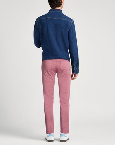 Man Pants Antique rose Size 32 Cotton, Elastane