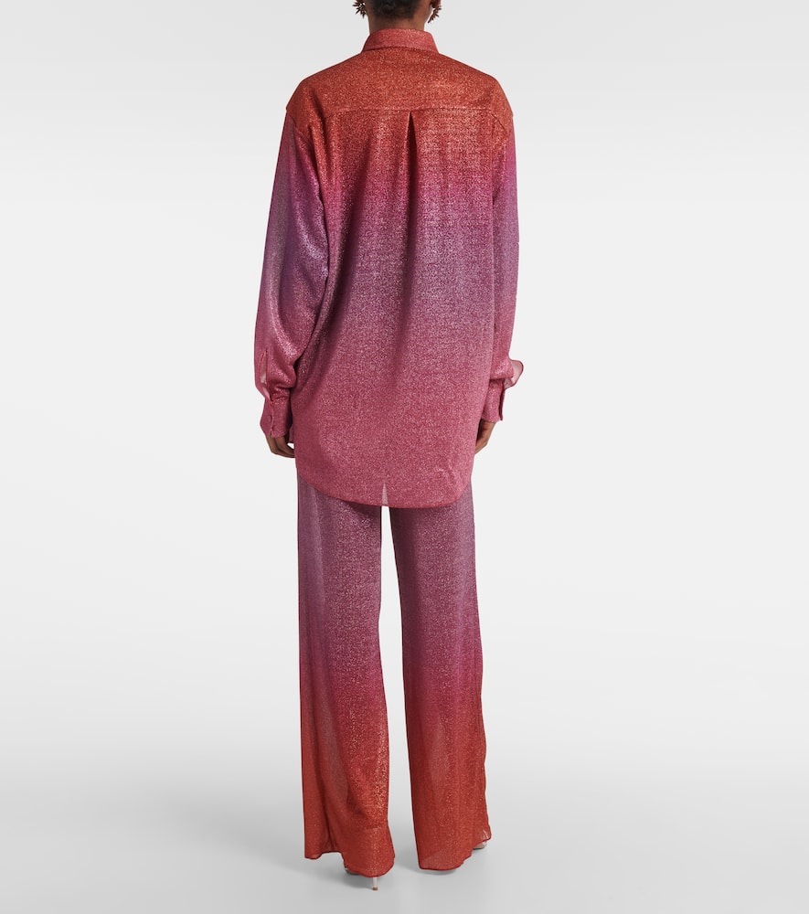 Oséree Lumière lamé shirt