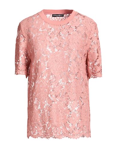 Woman Top Antique rose Size 2 Viscose, Cotton, Polyamide