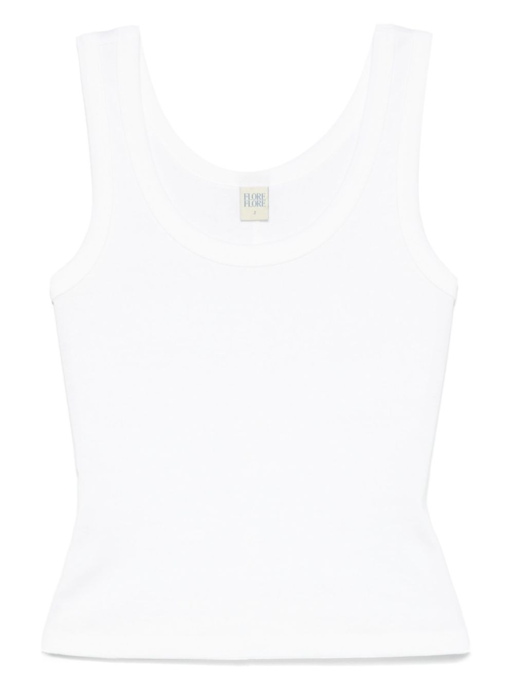 Organic-cotton tank top - Black