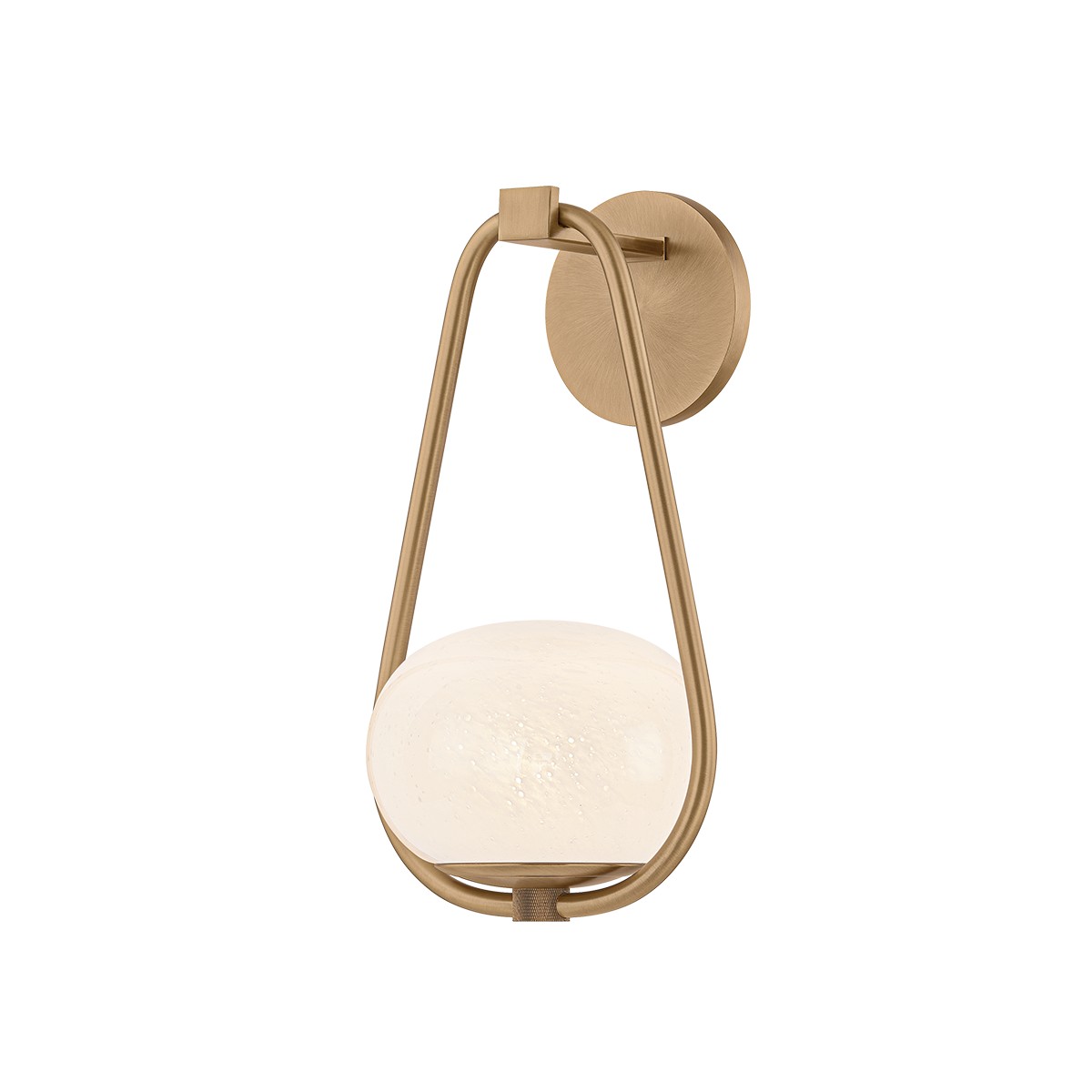 Patina Brass LED Wall Sconce from the Decker Collection