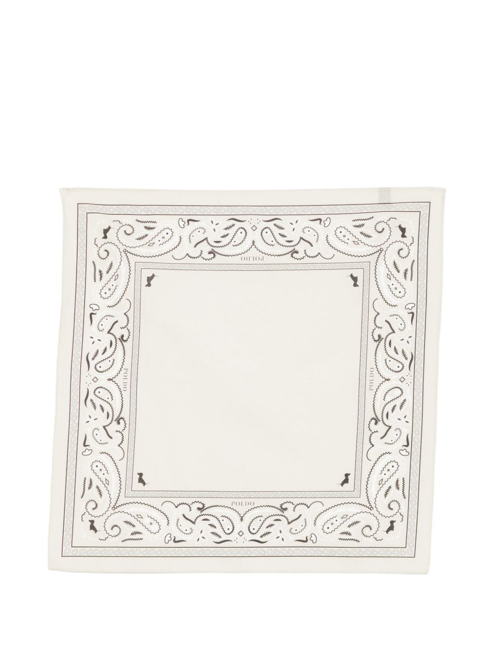 Paisley Bandana — Beige