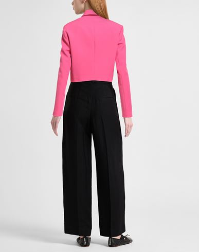 Woman Jacket Fuchsia Size 12 Polyester, Elastane
