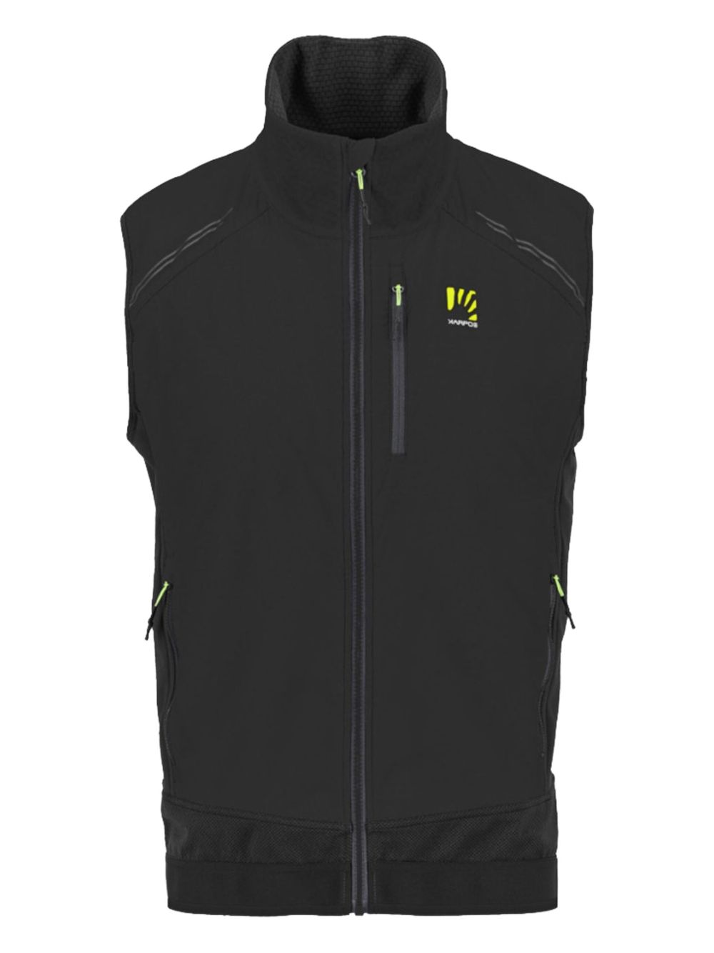 KARPOS logo-print performance top - Black
