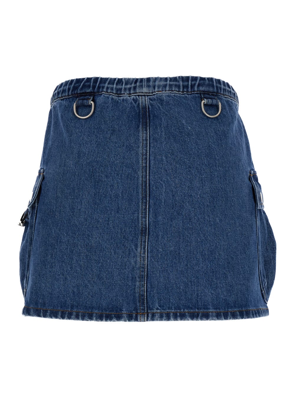 Denim Cargo Skirt