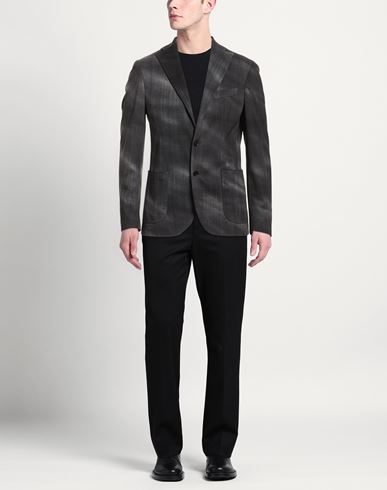 Man Blazer Charcoal Size 38 Polyester, Elastane