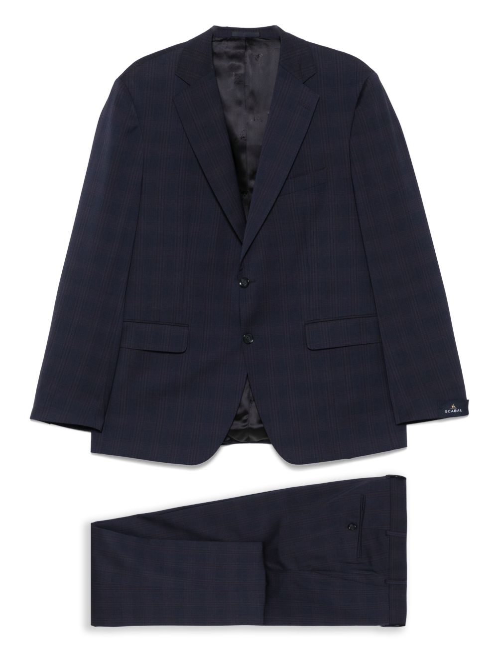 Checked suit - Blue