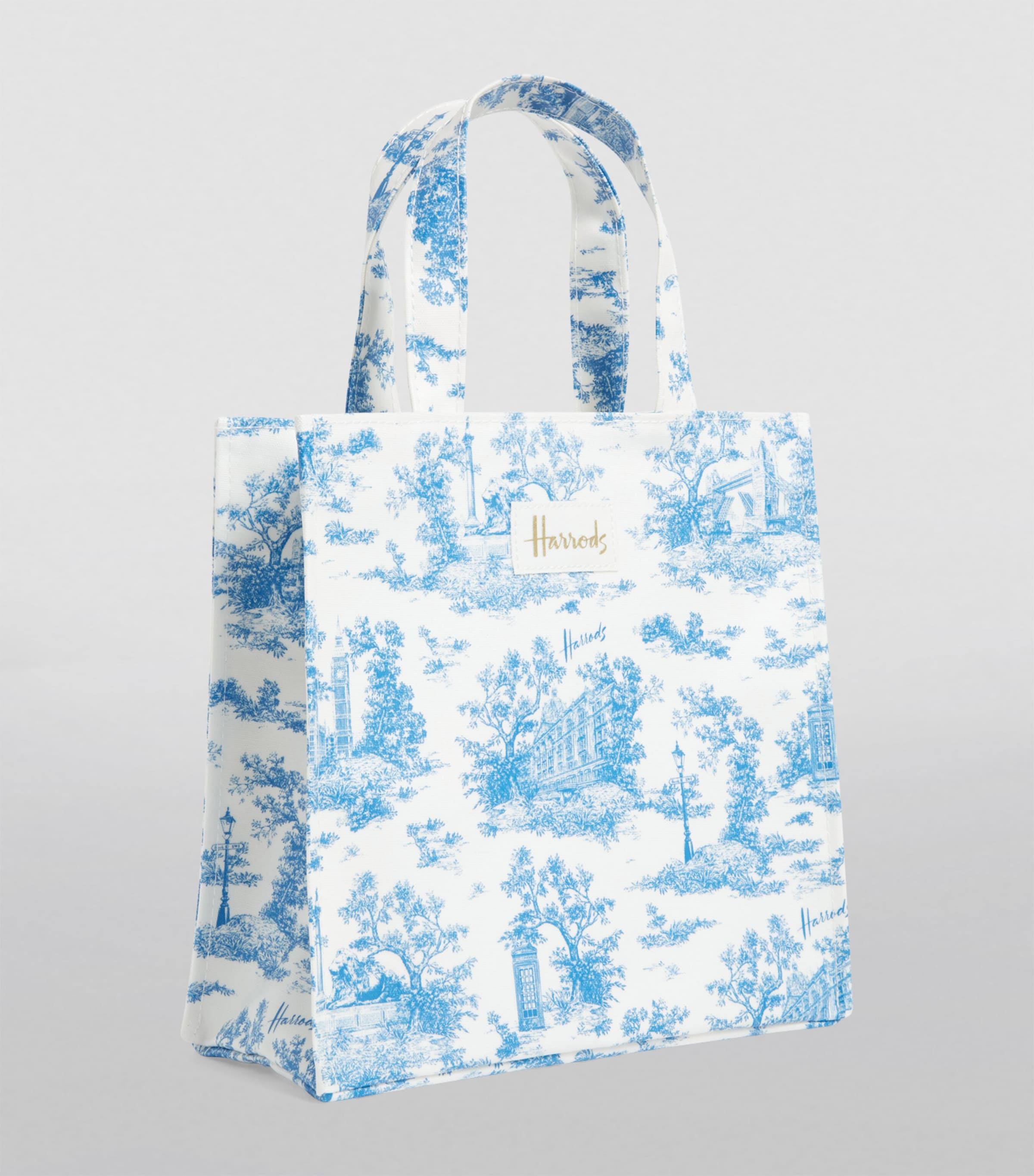 Small Toile Shopper Bag