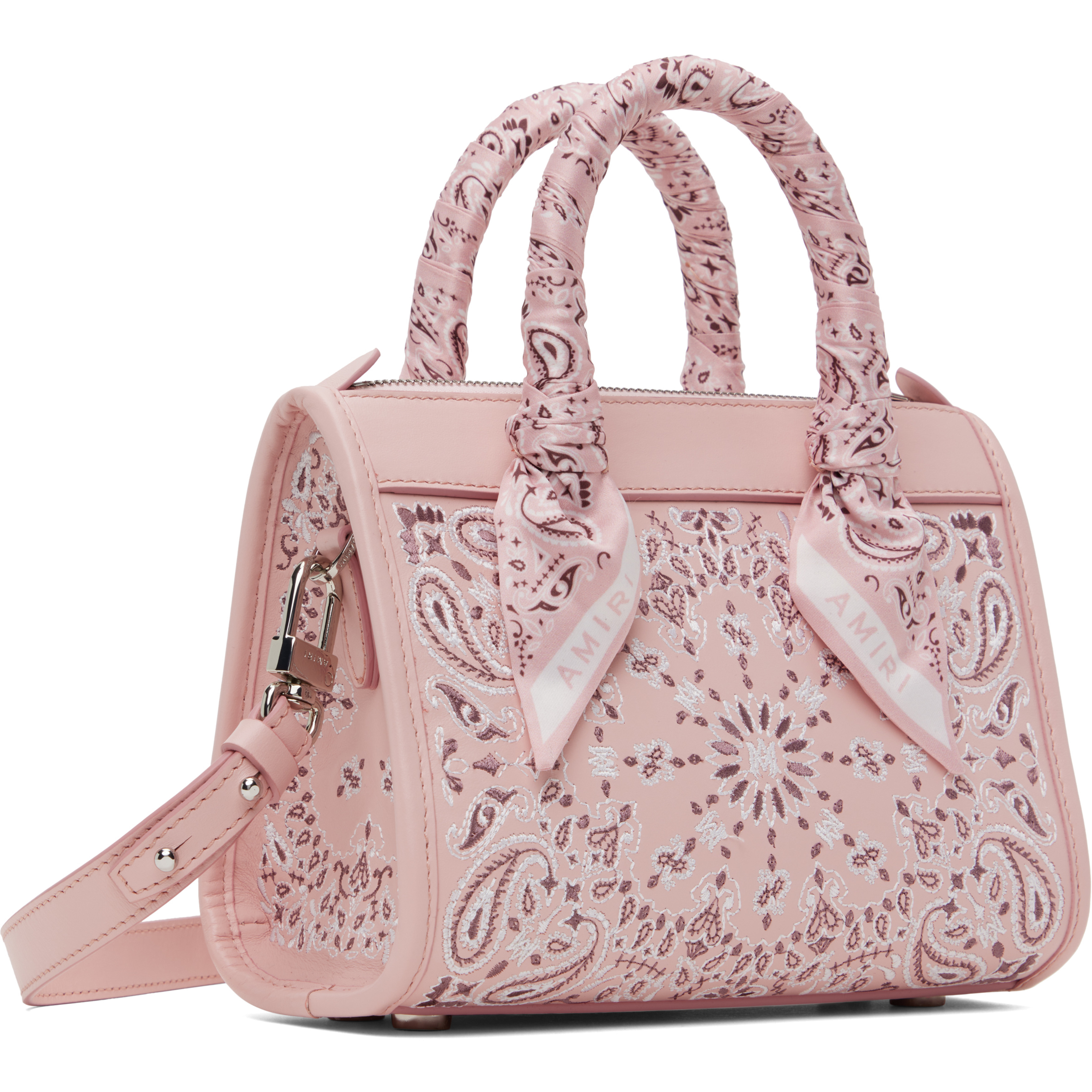 Pink Bandana Micro Triangle Bag