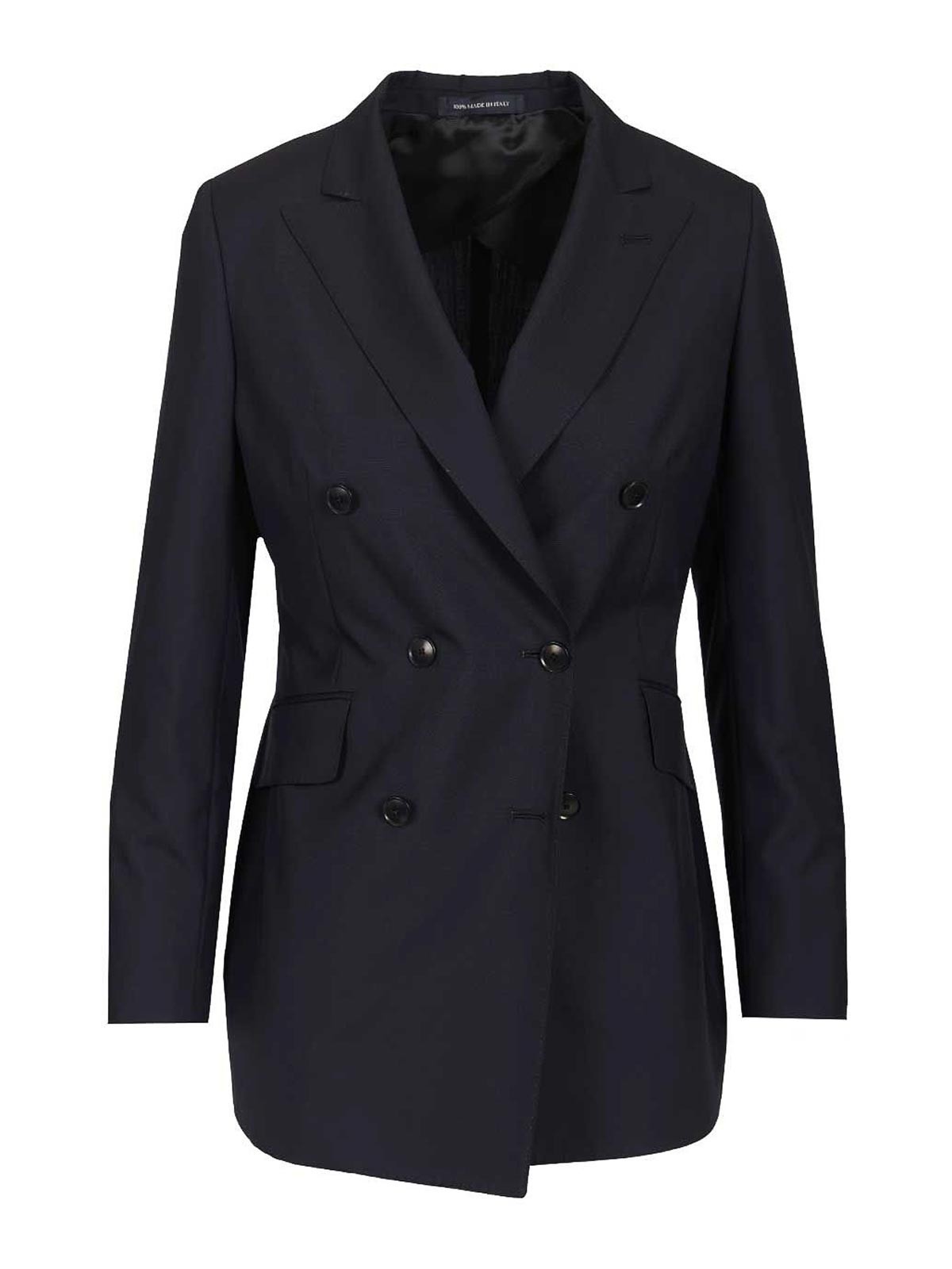 Double-Breasted Wool Blazer