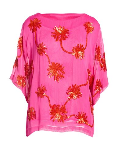 Woman Top Fuchsia Size 10 Viscose