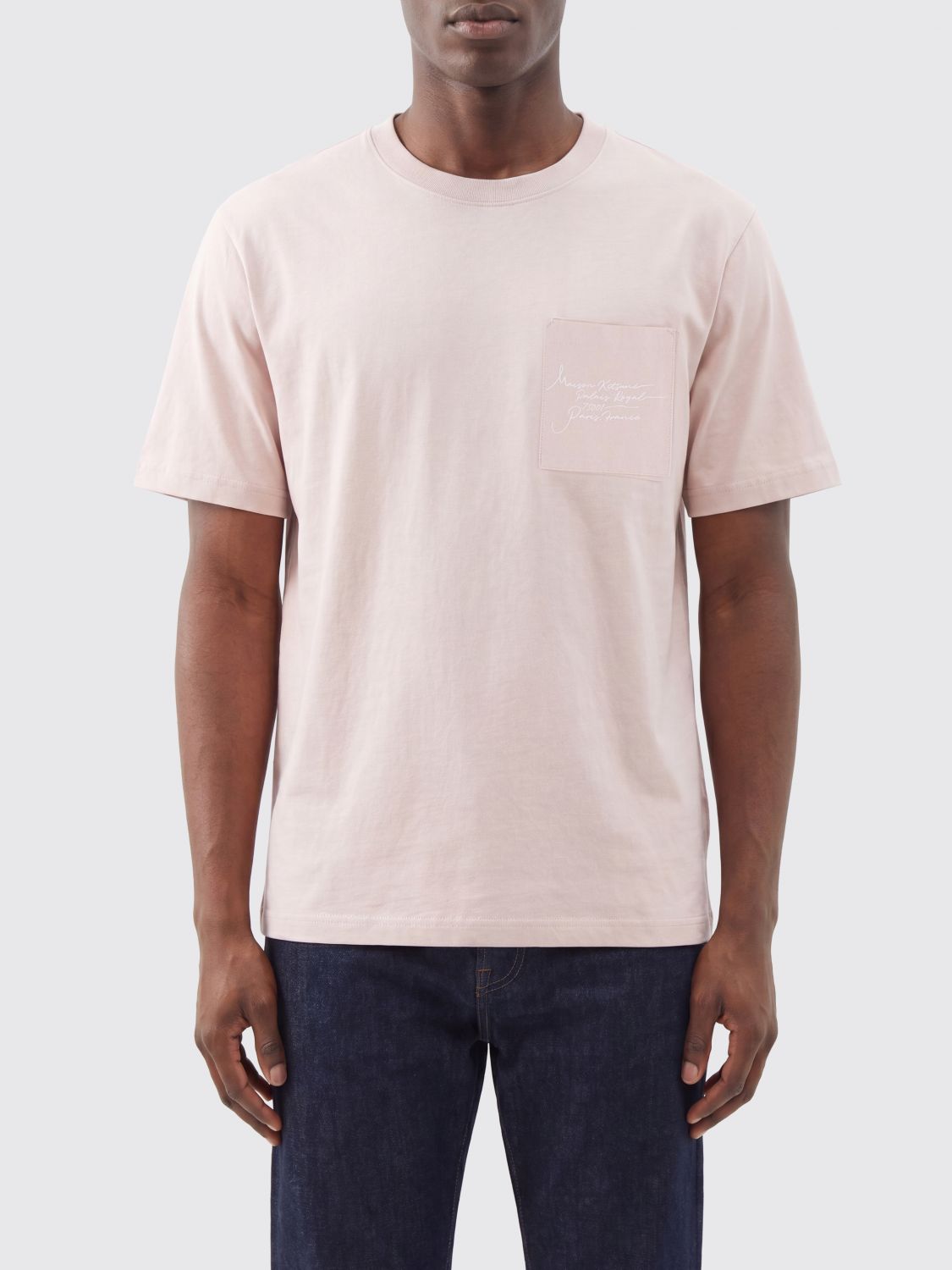 MAISON KITSUNÉ T-Shirt Men color Blush Pink