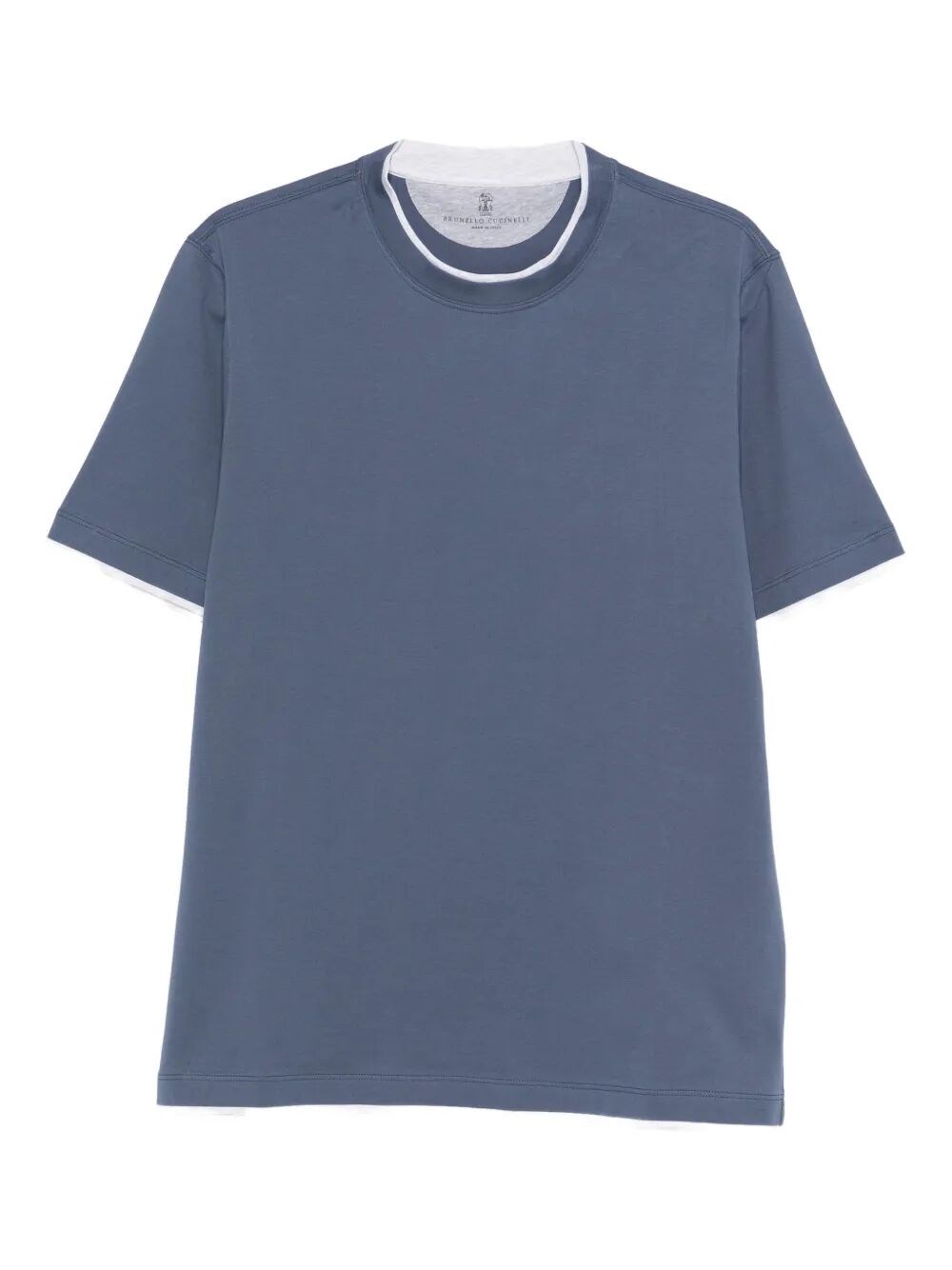 T-Shirt With Faux-Layering