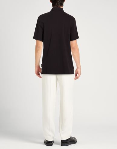 Man Polo shirt Black Size M Cotton