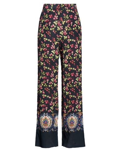 Woman Pants Midnight blue Size 10 Silk