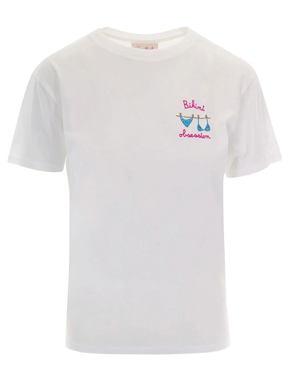 T-Shirt Emilie With Bikini Obsession Embroidery And St