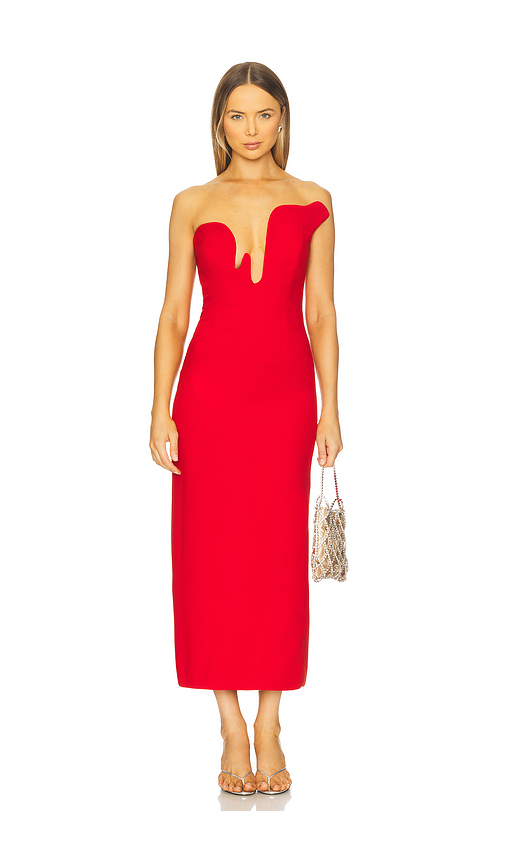 Bardot Rosalyn Midi Dress in Black. - 10 also , 4, 6