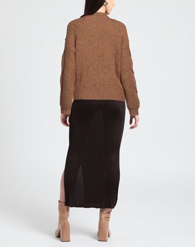 Woman Sweater Camel Size 10 Acrylic, Alpaca wool, Wool, Polyamide