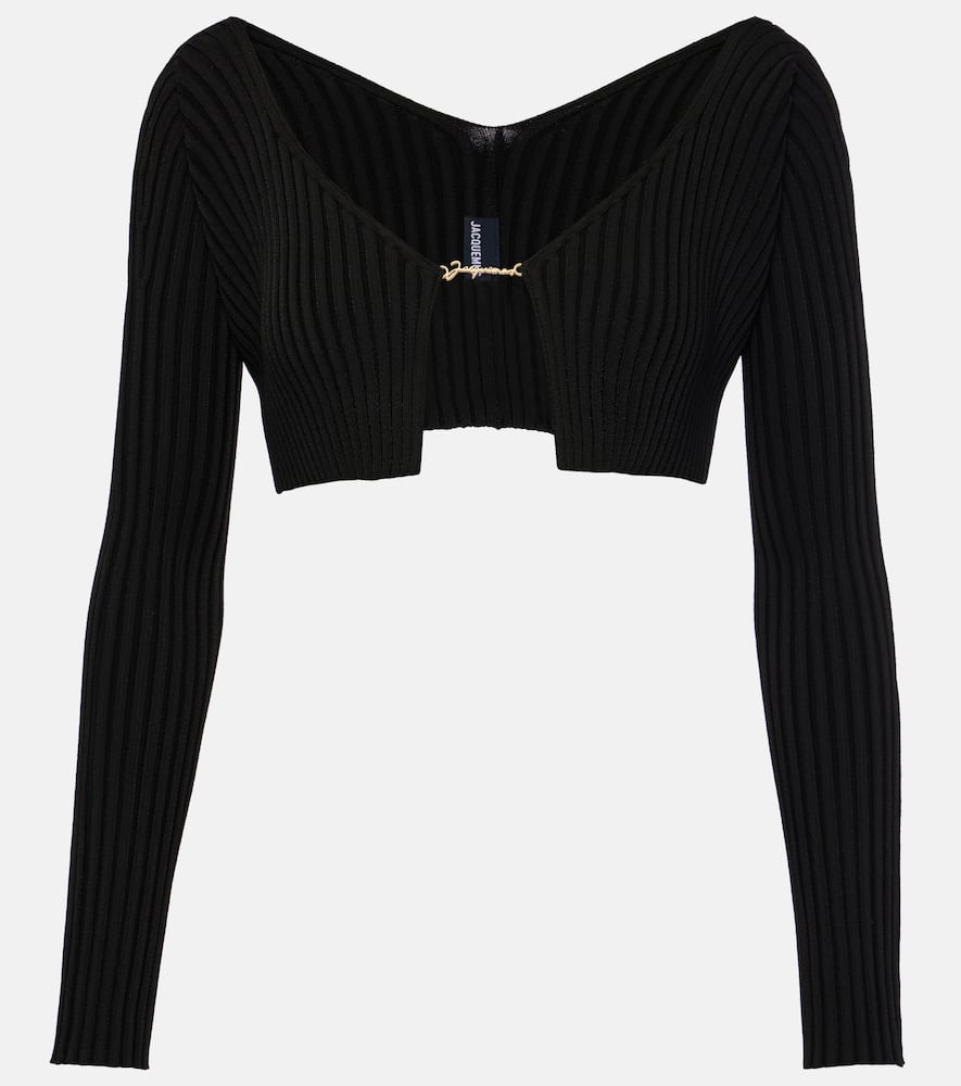 La Maille Pralù ribbed-knit cardigan
