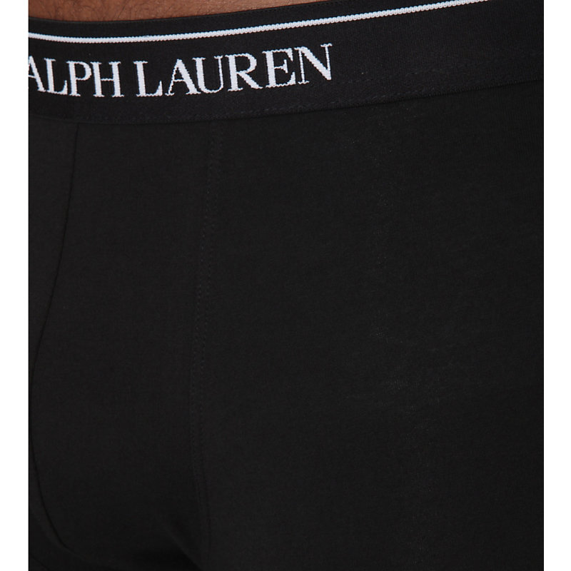 Mens Black Pack of Three Classic-fit Stretch-cotton Boxer Briefs
