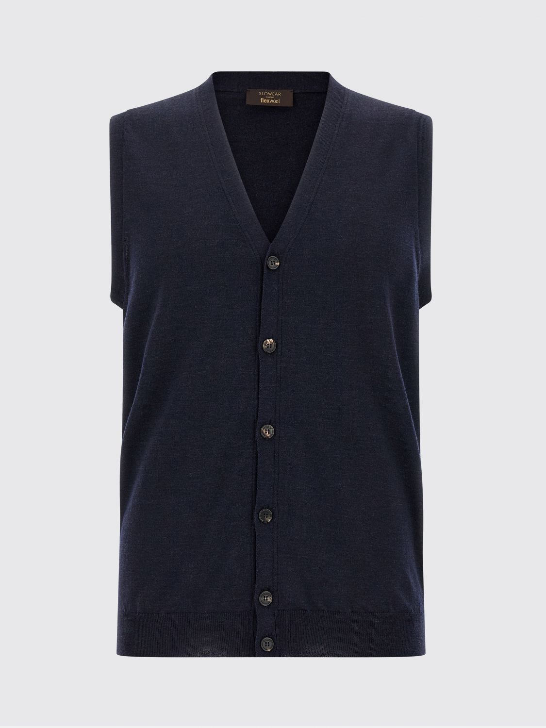 Suit Vest Men color Grey