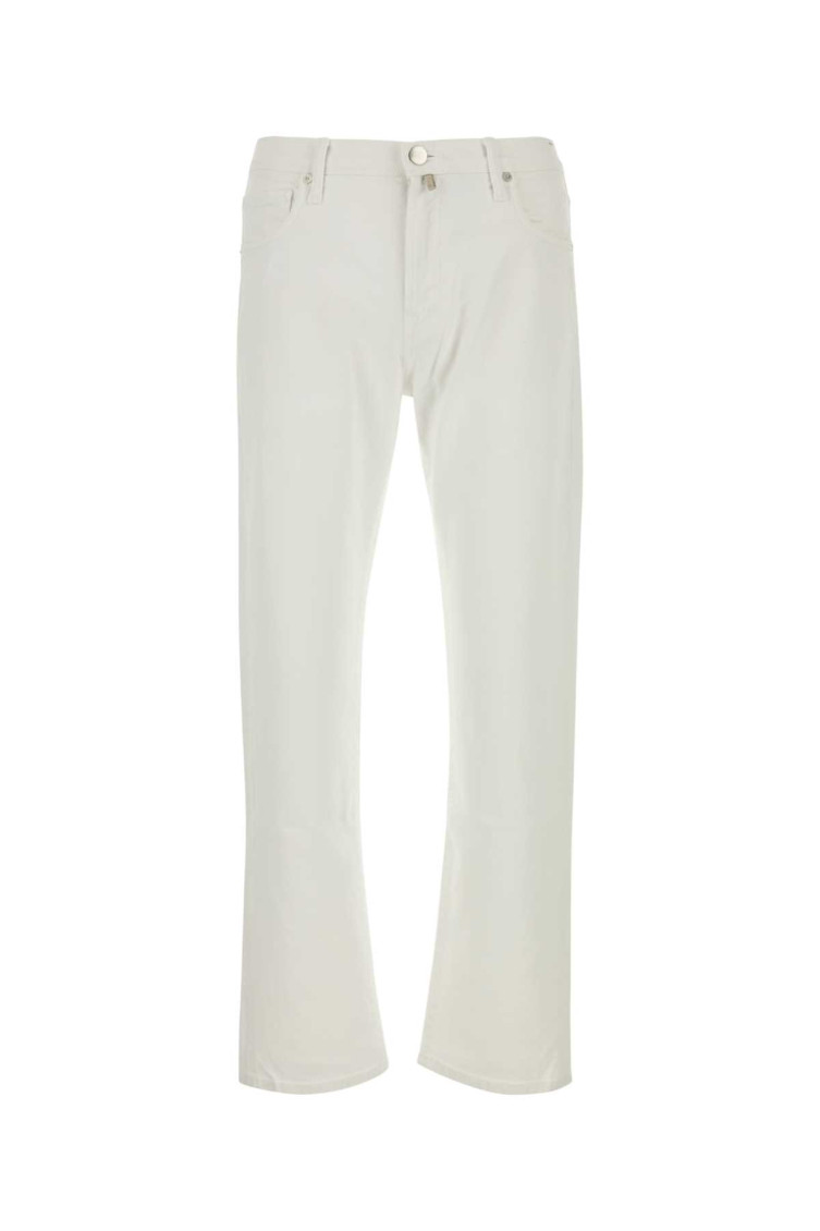 White Stretch Denim Jeans
