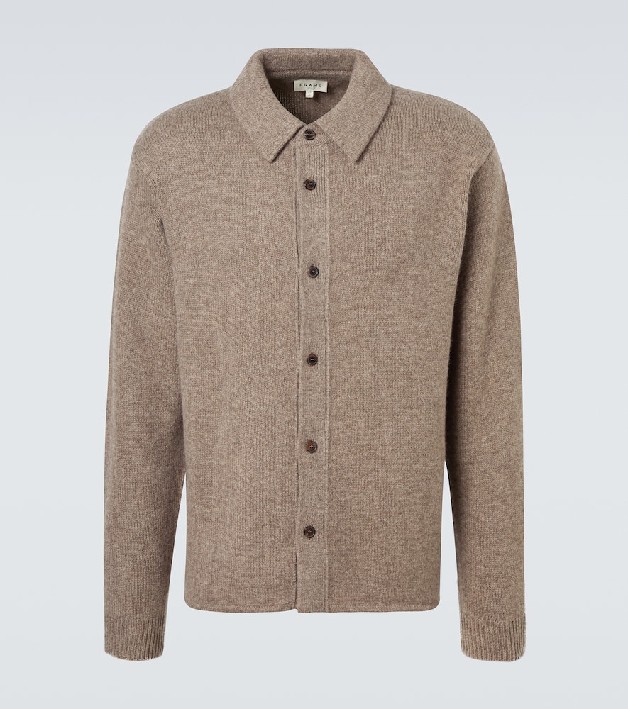 Yak and wool cardigan