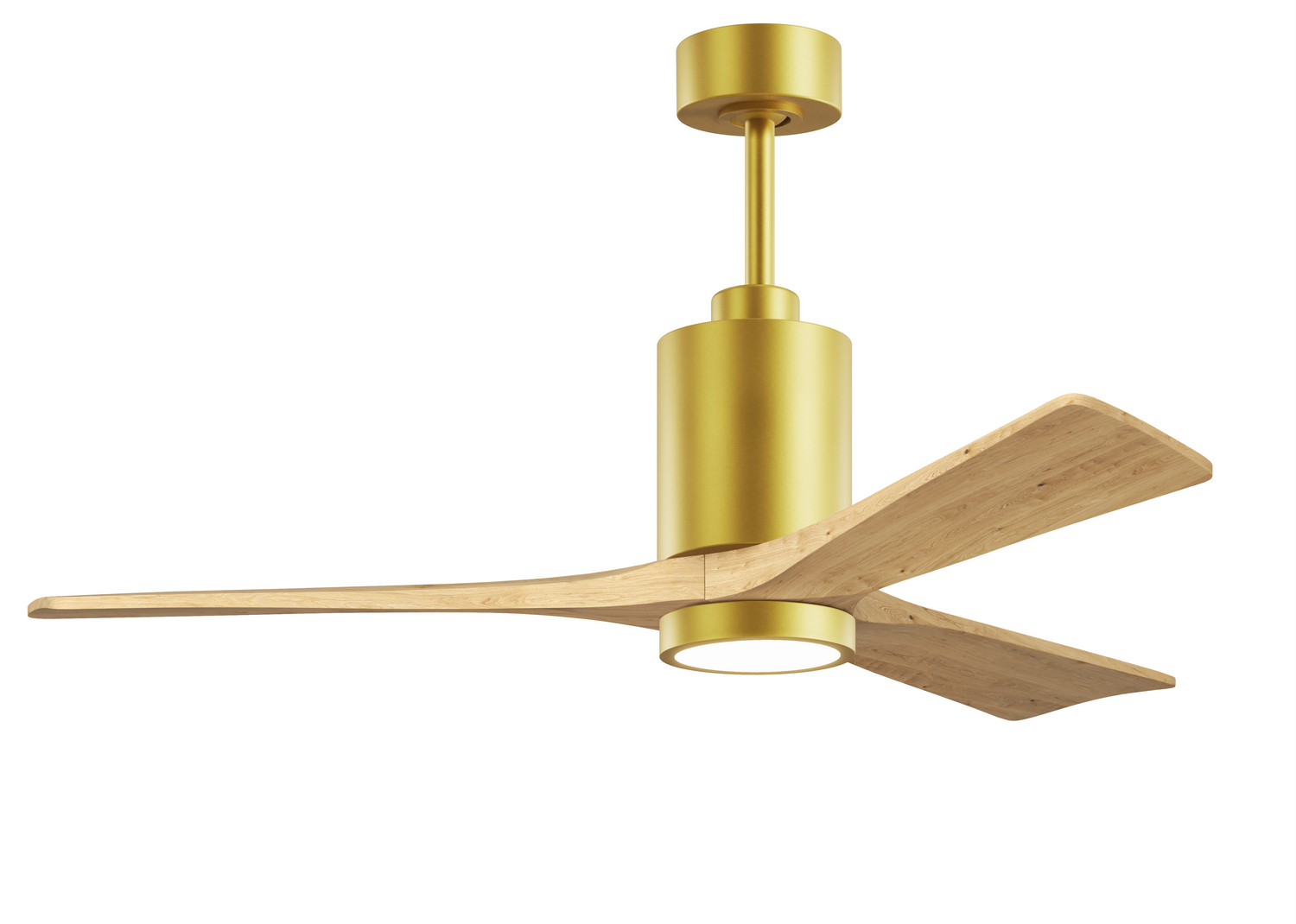 Brushed Brass 52" Ceiling Fan from the Patricia-3 Collection