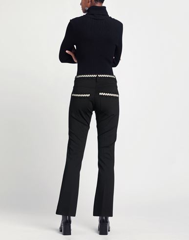 Woman Pants Black Size 12 Viscose, Nylon, Elastane
